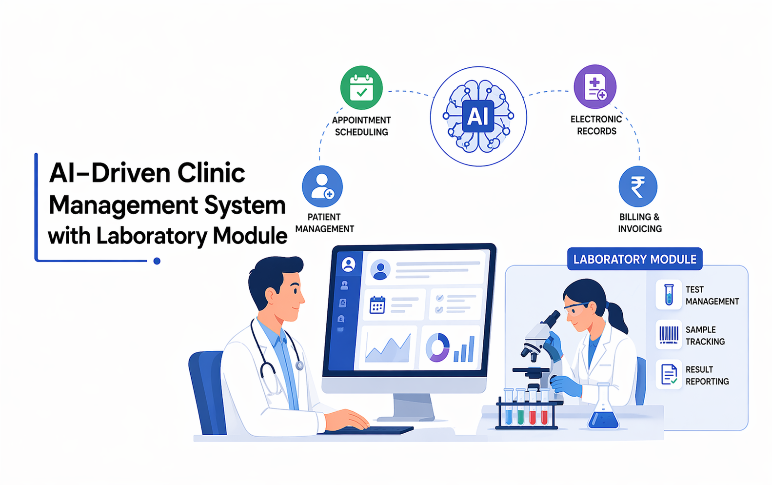 AI-Driven Clinic Management System with Laboratory Module