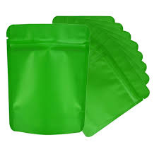Custom Green Mylar Bags