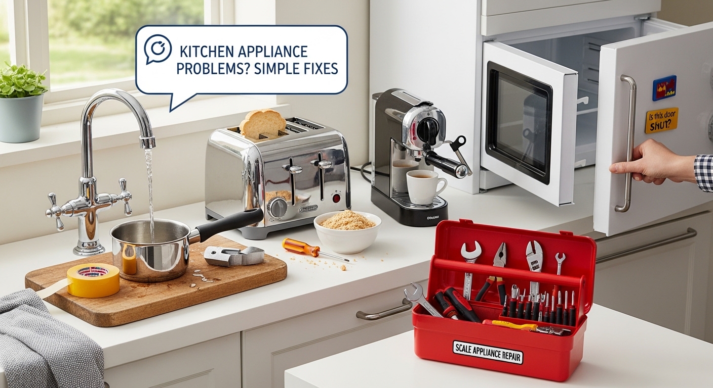 Kitchen Appliance Problems? Simple Fixes
