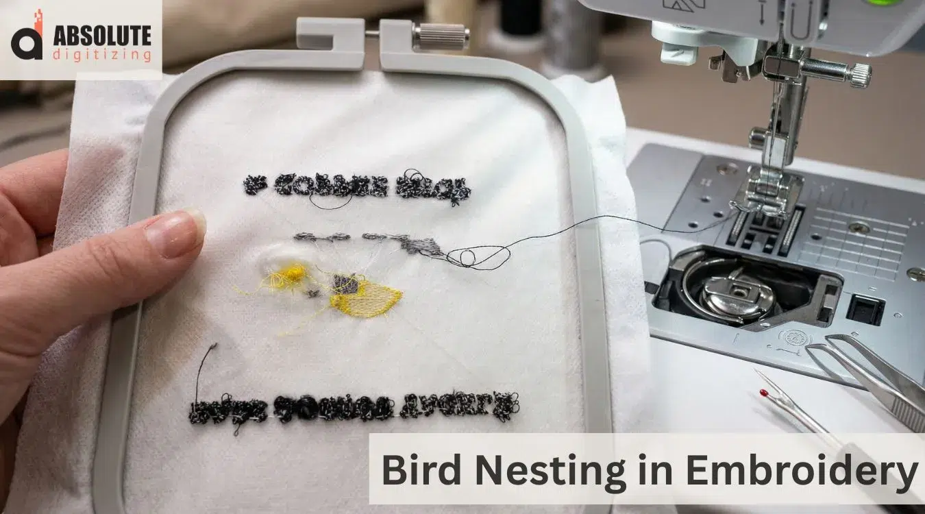 bird nesting embroidery guide