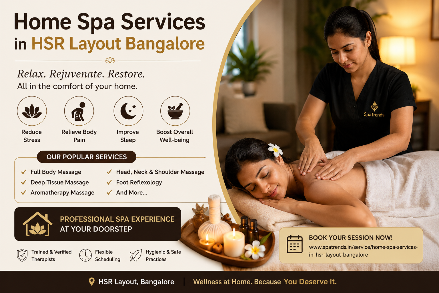 Home Spa Services in HSR Layout Bangalore