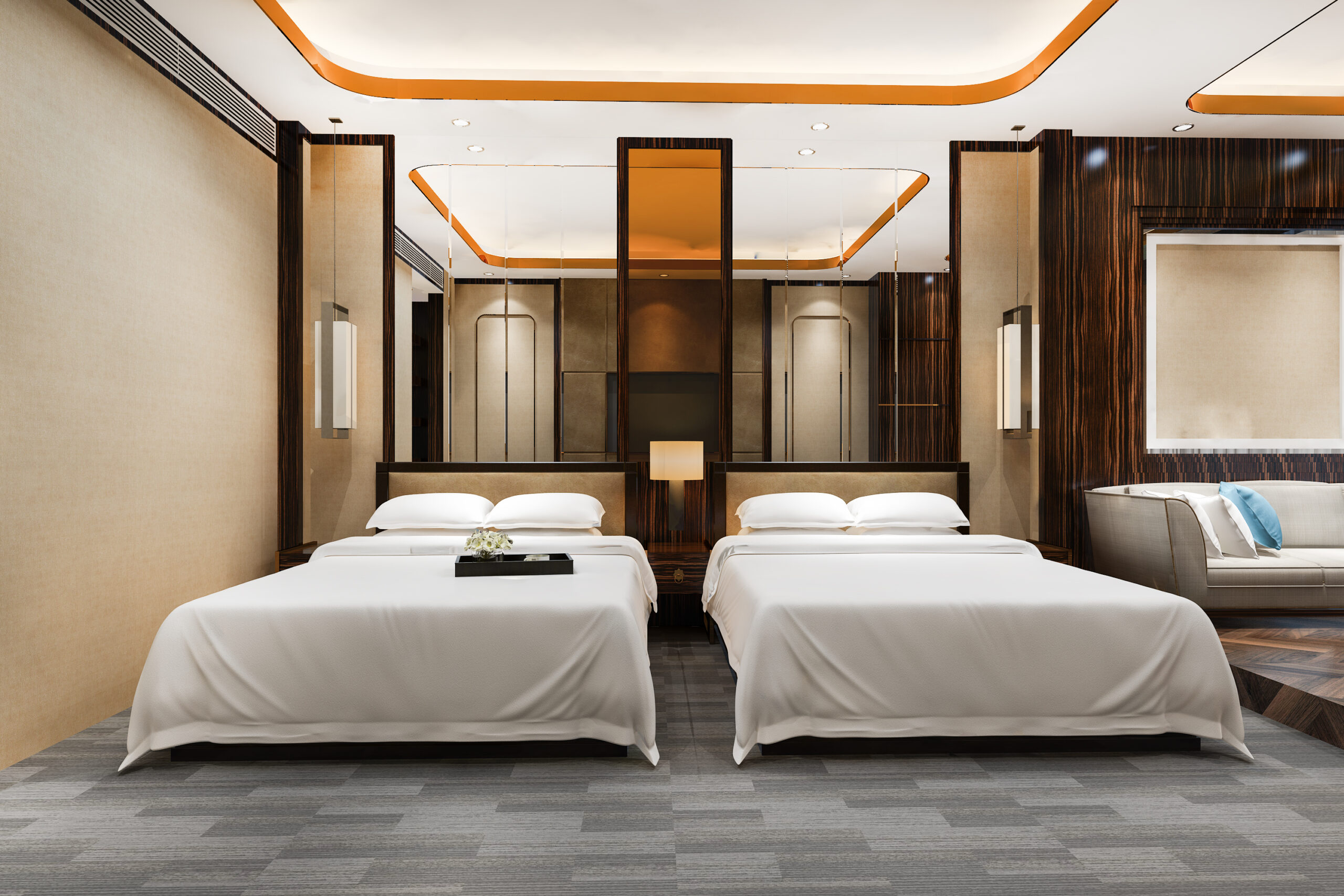 Double guest beds