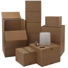 double-wall cardboard boxes