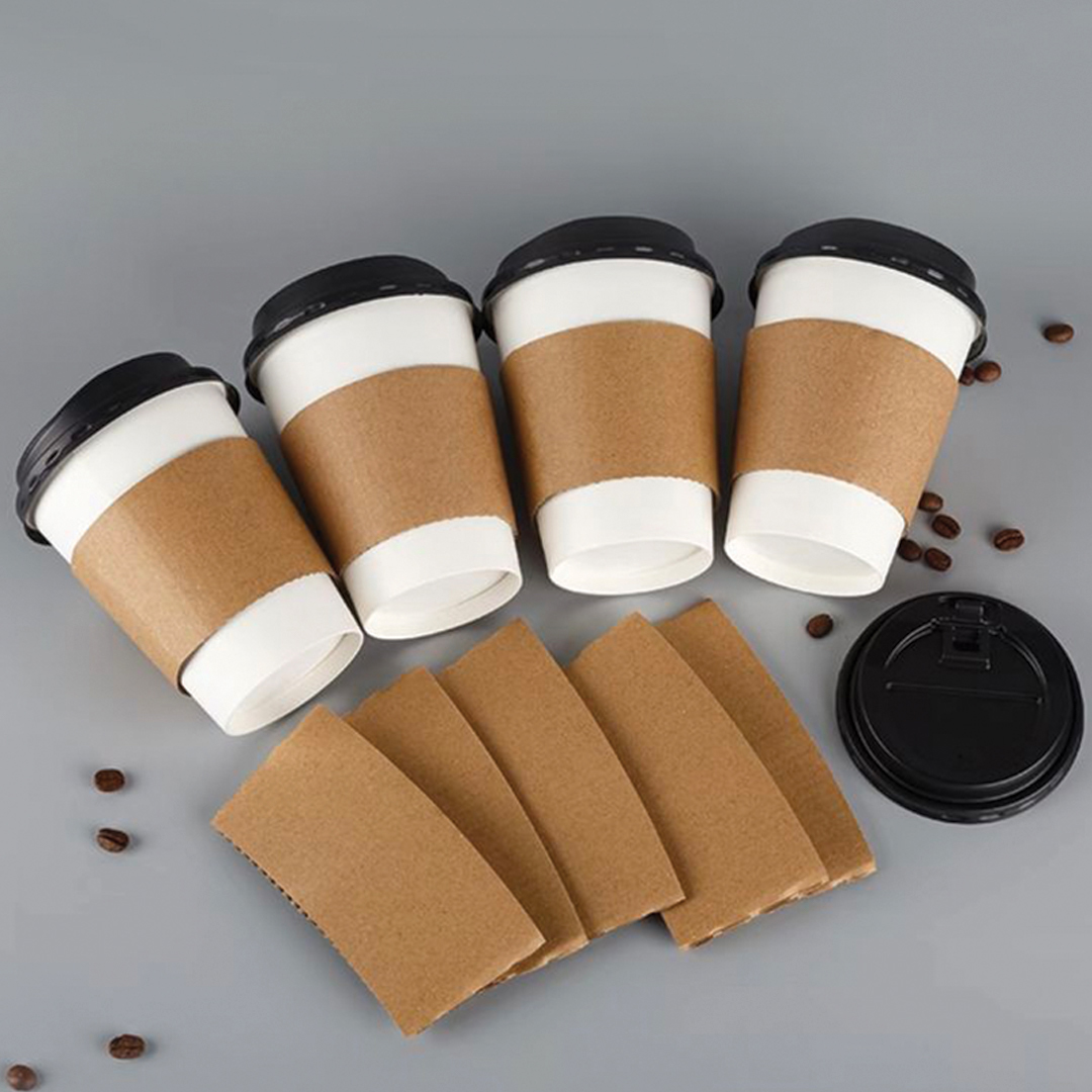 Custom Paper Cup Sleeves Wholesale