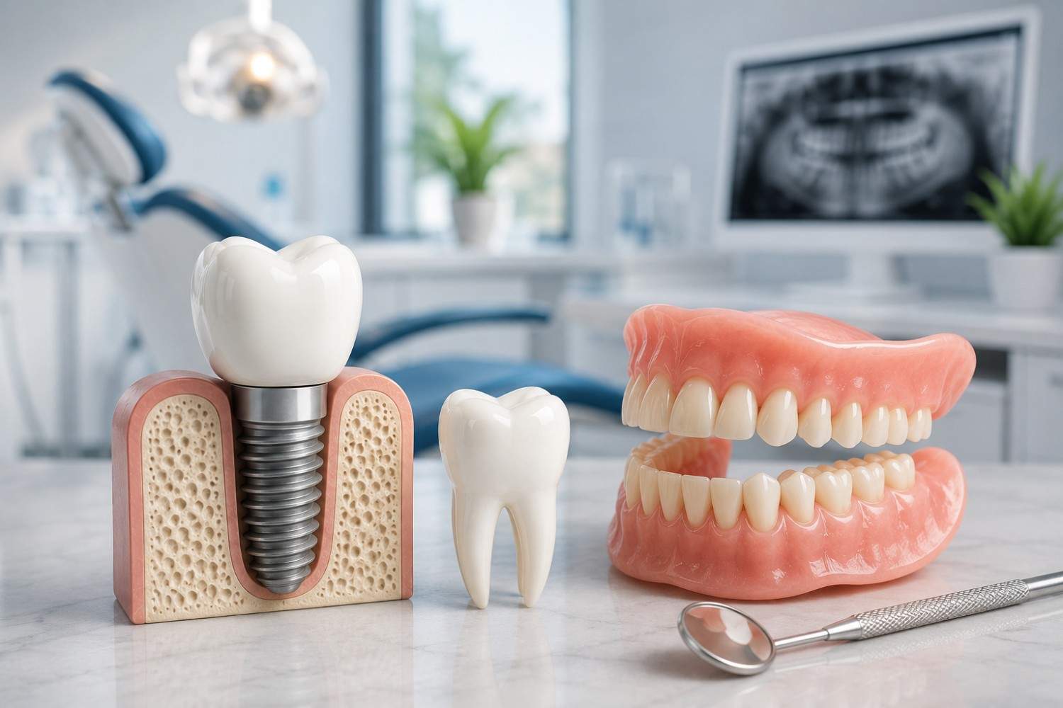 Dental Implants vs Dentures